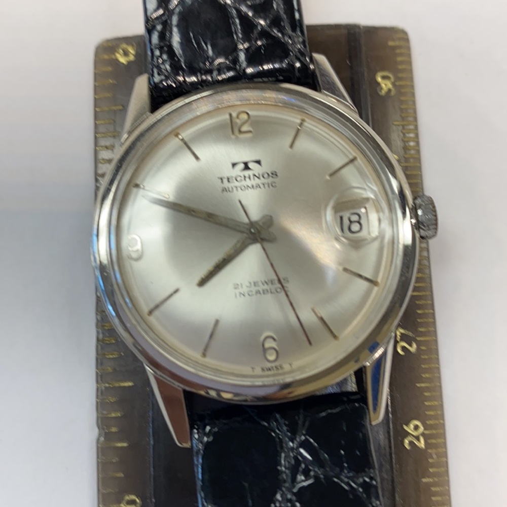 Technos Authenticate White Gold Watch Leader Band - image 5